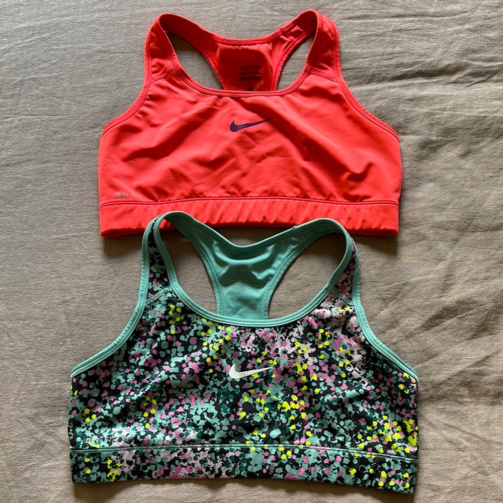 Two Nike Sports Bras